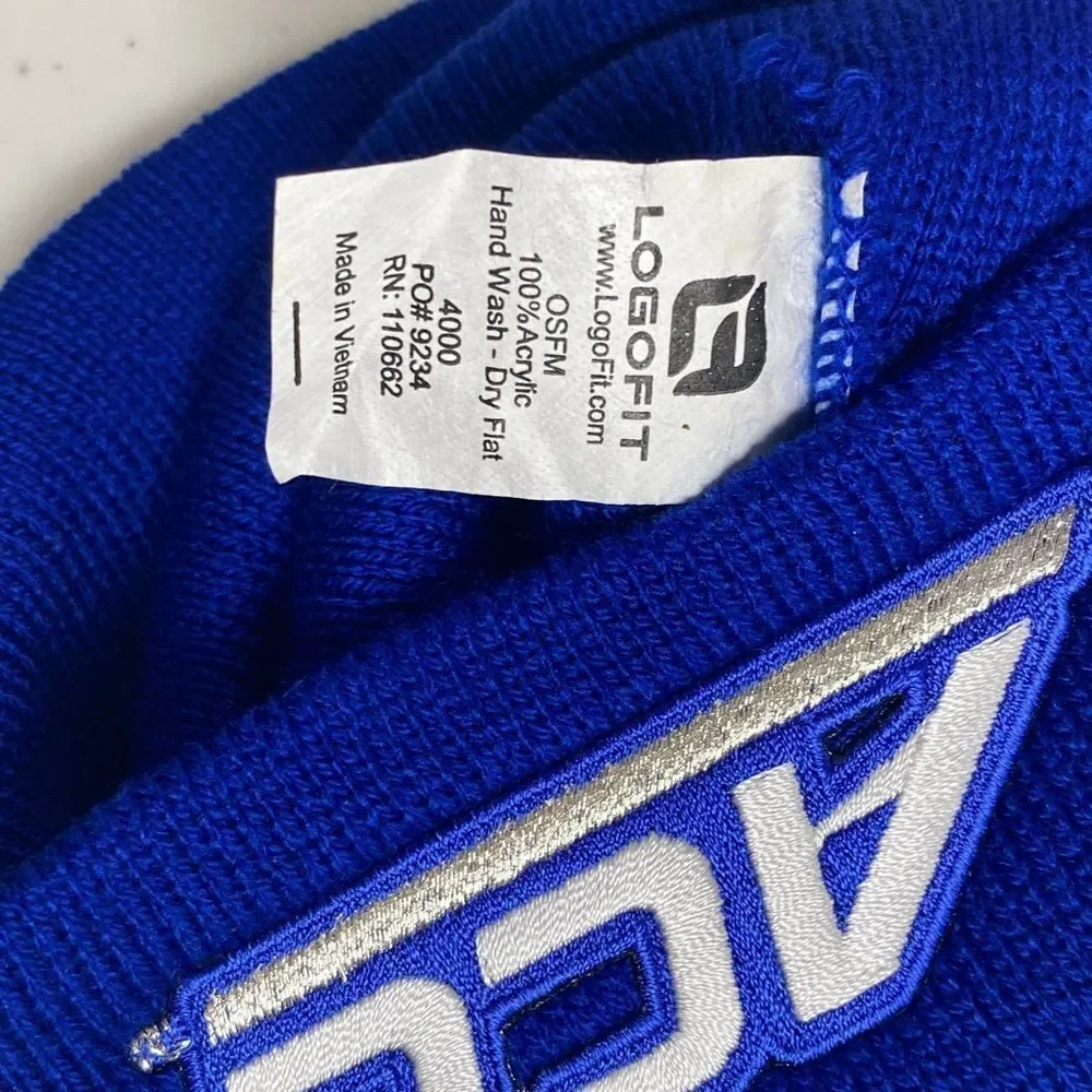 NWT NCAA Atlantic Coast Conference Blue Beanie Hat Embroidered ACC - One Size